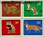 Bundesrepublik BRD 529#532  1967 Pelsdieren  Postfris