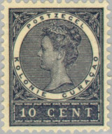 Curaçao CU -35 1903 Type 'Veth' 10 Ongebruikt