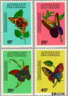 Ned. Antillen NA -584#587 ** Vlinders Postfris