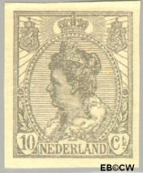 Nederland NL 0083 1923 Koningin Wilhelmina- 'Bontkraag' ongetand Ongebruikt 10