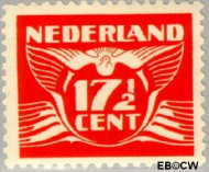 Nederland NL 0385 1941 Vliegende Duif Gebruikt 17½