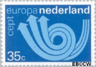Nederland NL 1030 1973 C.E.P.T.- Posthoorn Gebruikt 35 - Img 2