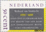 Nederland NL 1345 1986 Wetboek van Strafrecht Gebruikt 50 - Img 2