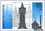 Nederland NL 1373 1987 Industriële Monumenten Gebruikt 65+35 - Img 2