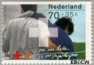 Nederland NL 1535b 1992 Rode Kruis Gebruikt 70+35 - Img 2