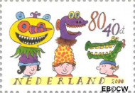 Nederland NL 1930a 2000 Sprookjes Gebruikt 80+40 - Img 2