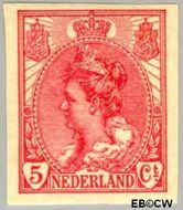 Nederland NL 82 1923 Koningin Wilhelmina- 'Bontkraag' ongetand Gebruikt 5
