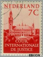 Nederland NL D33 1951 Cour Internationale de Justice Gebruikt 7 - Img 1