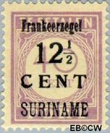 Suriname SU 117 1926 Hulpuitgifte Gebruikt 12½ op 40