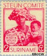 Suriname SU 147 1931 Steuncomité Gebruikt 2+2