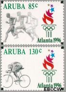Aruba AR 178#179 1996 Olympische Spelen Atlanta Postfris