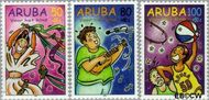 Aruba AR 218#220 1998 Hobby's Postfris