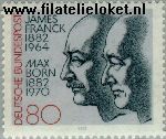 Bundesrepublik BRD 1147#  1982 Max Born en James Franck  Postfris