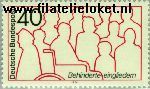 Bundesrepublik BRD 796#  1974 Reïntegratie gehandicapten  Postfris