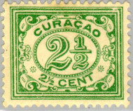 Curaçao CU -48 1915 Type 'Vürtheim' 2½ Gebruikt