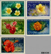 Ned. Antillen NA -248#252 ** Bloemen Postfris