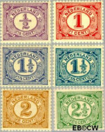 Nederland NL 0050#55 1899 Cijfer type 'Vürtheim' Ongebruikt