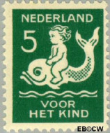 Nederland NL 0226 1929 Kind op dolfijn Gebruikt 5+3