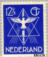 Nederland NL 0256 1933 Vredeszegel Gebruikt 12½