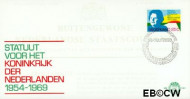 Nederland NL 0E101 1969 Koninkrijks Statuut FDC zonder adres