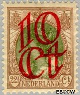 Nederland NL 120 1923 Opruimingsuitgifte Gebruikt 10#22½