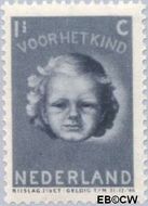 Nederland NL 444 1945 Kinderkopje Gebruikt 1½+2½