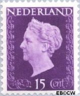 Nederland NL 480 1947 Koningin Wilhelmina- Type 'Hartz' Gebruikt 15