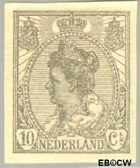 Nederland NL 83 1923 Koningin Wilhelmina- 'Bontkraag' ongetand Gebruikt 10