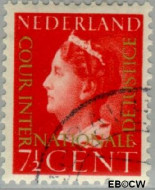 Nederland NL D20 1947 Cour Internationale de Justice Gebruikt 7½ - Img 2