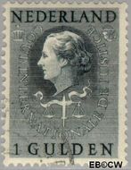 Nederland NL D40 1951 Cour Internationale de Justice Gebruikt 100 - Img 1
