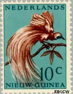 Nieuw-Guinea NG 27 1954 Paradijsvogel Gebruikt 10