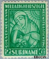 Suriname SU 138 1928 Van Heemstra stichting Gebruikt 2+2