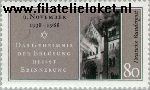 Bundesrepublik BRD 1389#  1988 Reichskristallnacht  Postfris