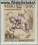 Bundesrepublik BRD 1445#  1990 Europese postroutes  Postfris