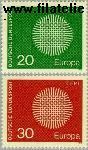 Bundesrepublik BRD 620#621  1970 C.E.P.T.- Vlechtwerk  Postfris