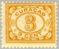 Curaçao CU -49 1915 Type 'Vürtheim' 3 Gebruikt