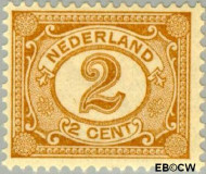 Nederland NL 0054 1899 Cijfer type 'Vürtheim' Postfris 2