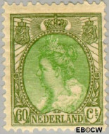 Nederland NL 0076 1920 Koningin Wilhelmina- 'Bontkraag' Ongebruikt 60