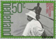 Nederland NL 1074 1975 Schweitzer, Albert Gebruikt 50 - Img 2