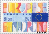 Nederland NL 1536 1992 Eenwording Europa Gebruikt 80 - Img 2
