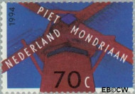 Nederland NL 1595 1994 Mondriaan, Piet Gebruikt 70 - Img 2