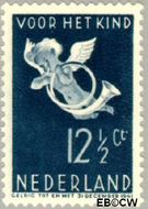 Nederland NL 292 1936 Bazuinengel Gebruikt 12½+3½
