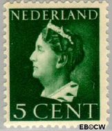 Nederland NL 332 1940 Wilhelmina- Type 'Konijnenburg' Gebruikt 5