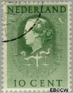 Nederland NL D34 1951 Cour Internationale de Justice Gebruikt 10 - Img 1
