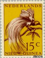 Nieuw-Guinea NG 28 1954 Paradijsvogel Gebruikt 15