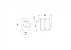 OFERTA VARA ( 10 Iulie - 15 August, in limita stocului) !!! - Soba canadiana VANCOUVER CLASIC, Tip 01, 11 Kw - 200 mc