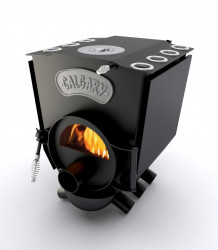 OFERTA VARA ( 10 Iulie - 15 August, in limita stocului) !!! - Soba canadiana CALGARY LUX - SEMINEU CU INELE FONTA ,Tip 00, 7Kw, 130mc