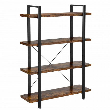 Biblioteca cu rafturi Industrial Bookshelf 105 x 33,5 x 138 cm (L x L x P) - Img 2