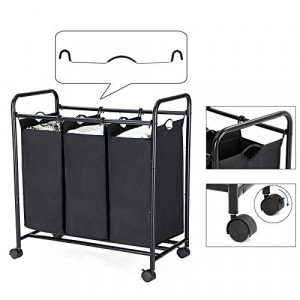COS ORGANIZATOR CU 3 COMPARTIMENTE BLACK - Img 3