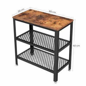 MASA CAFEA RUSTIC BROWN 60 x 30 x 60 cm (L x l x H) - Img 7